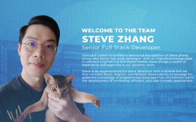 Standard Carbon Welcomes Steve Zhang as Senior Full Stack Developer